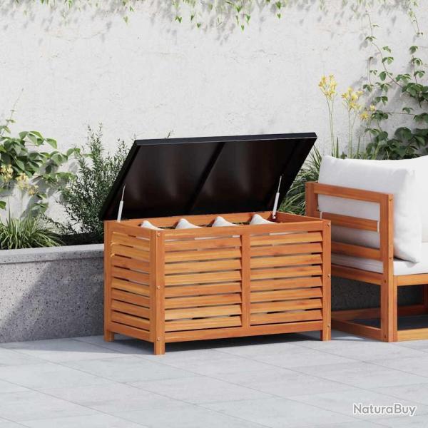 Bote de rangement de jardin 90x48x55 cm bois d'eucalyptus
