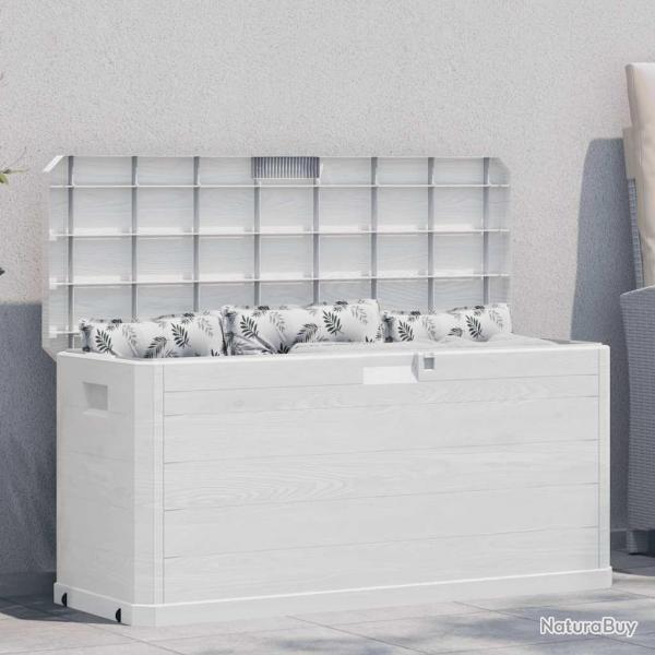 Bote de rangement de jardin 280 L Gris clair