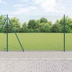Clôture hexagonale verte 1,4 x 10 m acier vidaXL