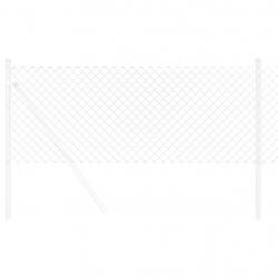 Clôture Argent 10 x 0.4 m Acier galvanisé