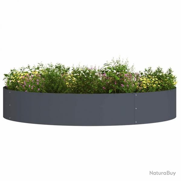 Pot mtallique anthracite Anthracite Mtal Grand Durable