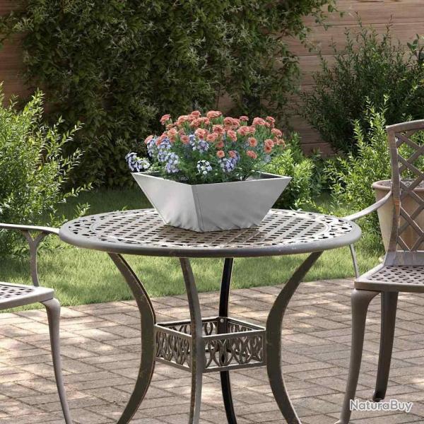 Jardinires en bol 5 pcs 35x35x15 cm en inox