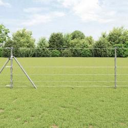 Clôture de champ 0,8 x 25 m en acier galvanisé