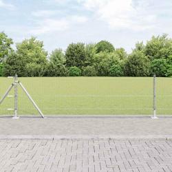 Clôture hexagonale 0.4x25 m en acier galvanisé