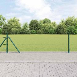 Clôture Hexagonale Verte 0.4x25 m Acier