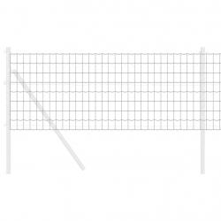 Clôture Euro Gris 0.4x25 m Acier