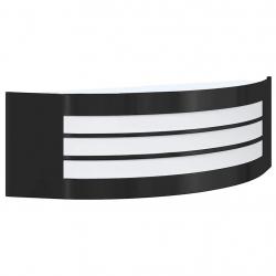 Applique murale extérieure 2 pièces en acier inoxydable noir IP44