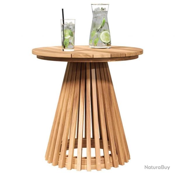 Table d'appoint de jardin 50x49,5 cm en bois massif de teck
