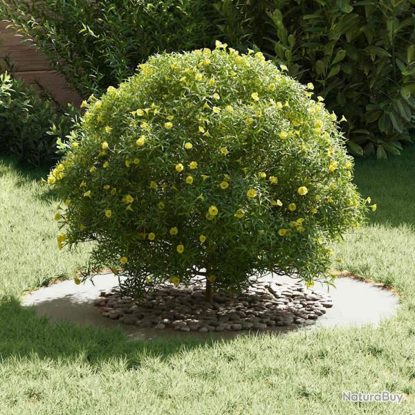 Pot de Fleurs en Mtal Blanc Blanc Mtal 80 cm de diamtre