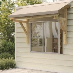 Auvent de porte 200x100x100 cm Bois de pin solide