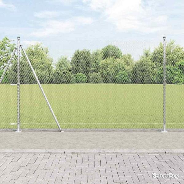 Clture hexagonale 1,4x25 m en acier galvanis