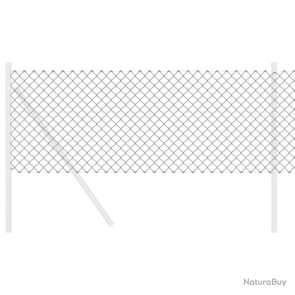 Clture Gris 10 x 0.4 m Fer