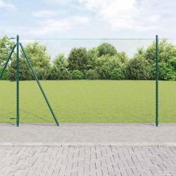 Clôture hexagonale verte 1,4x25 m acier