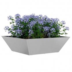 Set de jardinières en bol 5 pcs 50x50x15 cm en inox