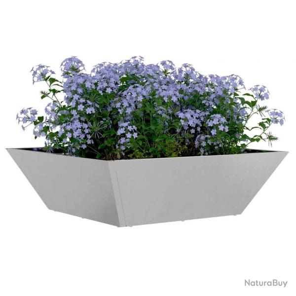 Set de jardinires en bol 5 pcs 50x50x15 cm en inox