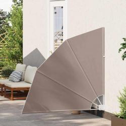 Écran de confidentialité pour balcon Taupe 140 x 140 cm tissu
