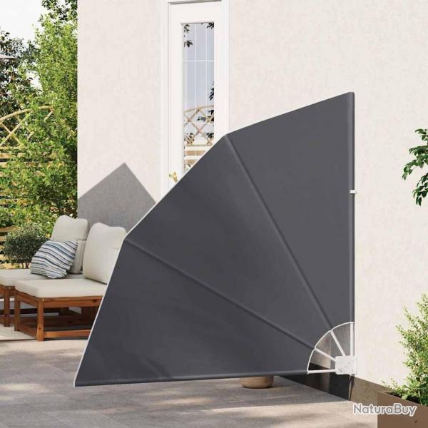 cran de confidentialit pour balcon Noir 140 x 140 cm tissu