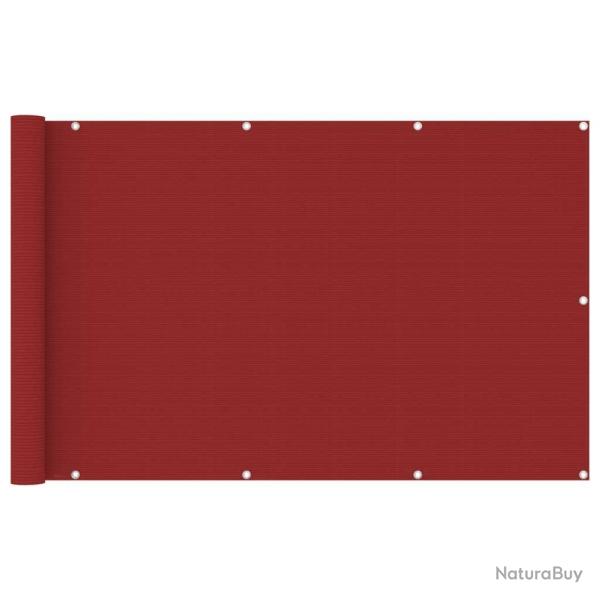 cran de balcon Rouge 120x600 cm PEHD