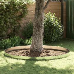 Bordures de jardin - 10 pcs de 20x100 cm en acier galvanisé flexible
