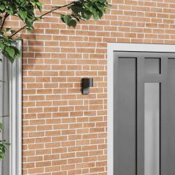 Appliques murales en acier inoxydable noir IP44