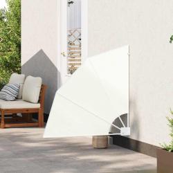 Écran de confidentialité pour balcon Crème 115 x 115 cm tissu