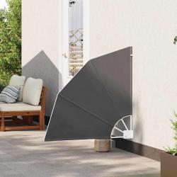 Écran de confidentialité pour balcon Noir 115 x 115 cm tissu