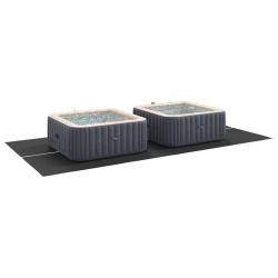 Couverture de Piscine Rectangulaire Noir Polyéthylène 500 x 250 cm