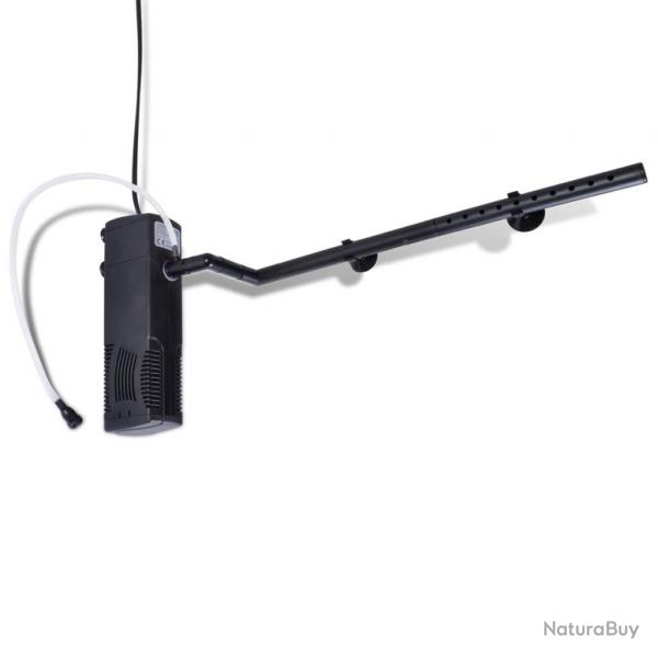 Pompe de filtration d'aquarium avec charbon actif 800 L/h