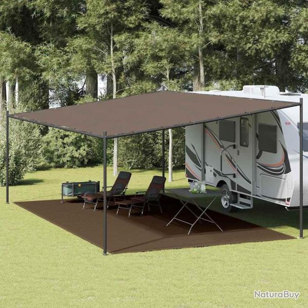 Tapis de tente 400x700 cm Marron