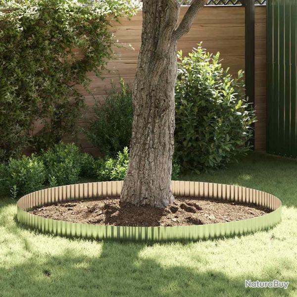 bordures de jardin 20 cm x 10 m en acier galvanis flexible et ondul