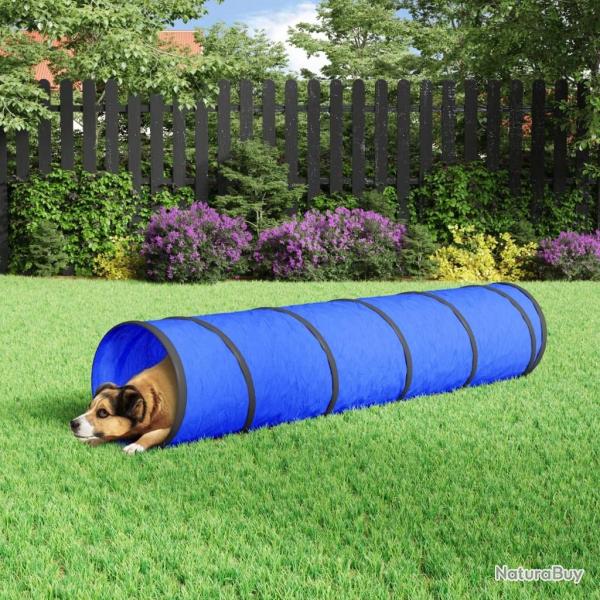 Tunnel pour chien bleu  40x200 cm polyester