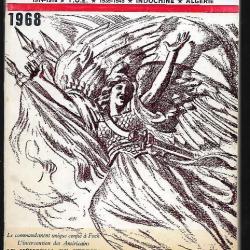 almanach du combattant 1968 14-18, 39-45, toe, cinquantième anniversaire de la victoire de 1918 50