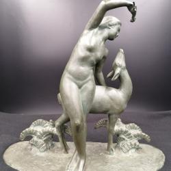 Sculpture en bronze Art Déco de" Paul Silvestre"