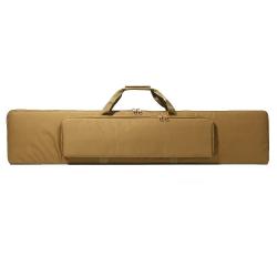 Sac Tactique Fusil 120 cm Housse de Transport pour Arme Longue Carabine Airsoft ou Pistolet Kaki
