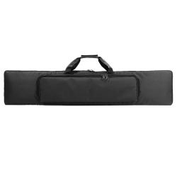 Sac Tactique Fusil 120 cm Housse de Transport pour Arme Longue Carabine Airsoft ou Pistolet Noir