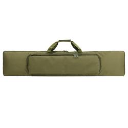 Sac Tactique Fusil 120 cm Housse de Transport pour Arme Longue Carabine Airsoft ou Pistolet Vert