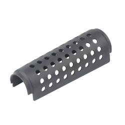 FTCS - Gas Tube Cover - Round Holes - AK - Cerakote - Black