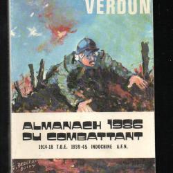 almanach du combattant 1986 14-18, 39-45, toe,  algérie , narvik, chars 1917, verdun et autres