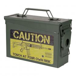 Boîte à munitions acier - calibre 30mm - Caution Risk