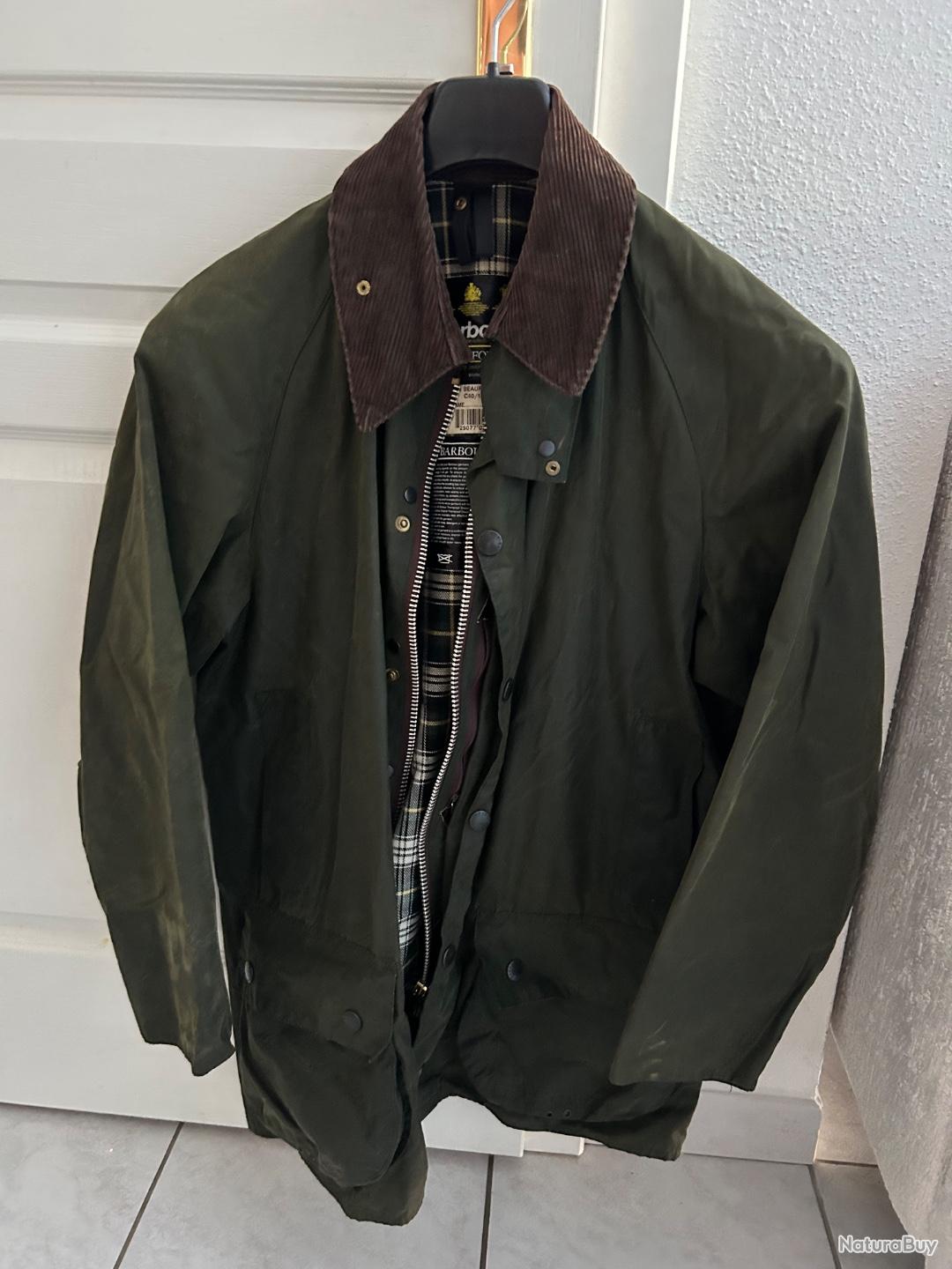 Barbour vert olive Barbour Beaufort C40/102cm (M)+ Capuche
