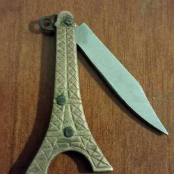 PETIT COUTEAU MINIATURE TOUR EIFFEL -VINTAGE - COLLECTION