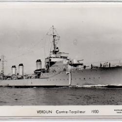 CPA - Marine de Guerre  -VERDUN Contre - Torpilieur 1930 N°1103