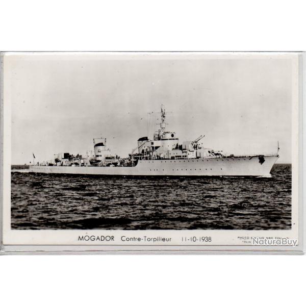 CPA - Marine de Guerre  - MOGADOR Contre Torpilleur 11-10-1938  N1105