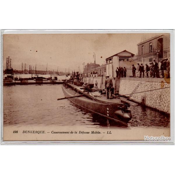 CPA - Marine de Guerre  - DUNKERQUE Casernement de la Dfense Mobile N1106
