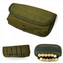 Porte-cartouches 12 emplacements pour calibre 12 - vert - LIVRAISON GRATUITE