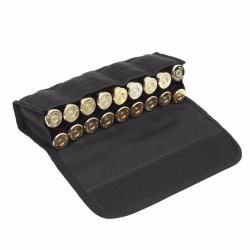 Porte-cartouches 18 emplacements pour calibre 12 - noir - LIVRAISON GRATUITE
