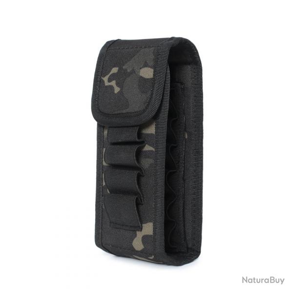 Porte-cartouches 16 emplacements pour calibre 12 - camouflage multicam noir - LIVRAISON GRATUITE