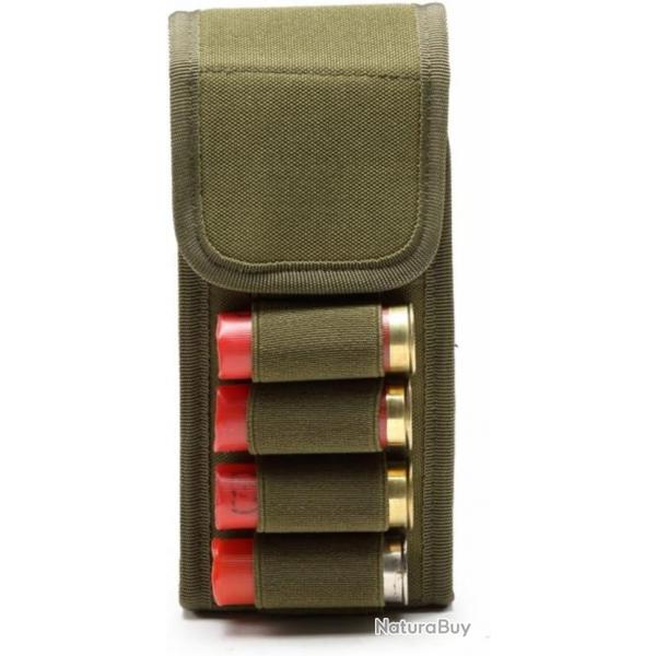 Porte-cartouches 16 emplacements pour calibre 12 - vert - LIVRAISON GRATUITE