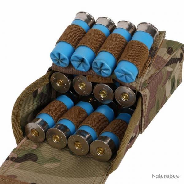 Porte-cartouches 25 emplacements calibre 12 - camouflage cp - LIVRAISON GRATUITE