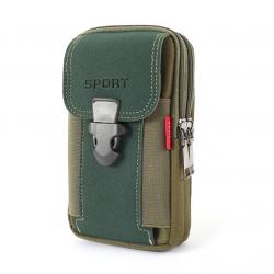 Sacoche de ceinture pour homme - verte - LIVRAISON GRATUITE
